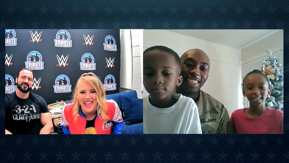 WWE Superstars surprise troops with virtual meetandgreets WWE